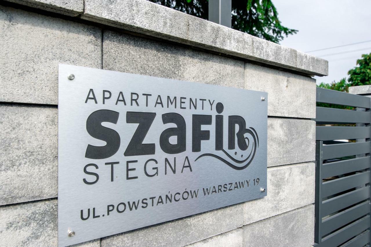 Apartamenty Szafir Stegna 斯蒂格纳 外观 照片