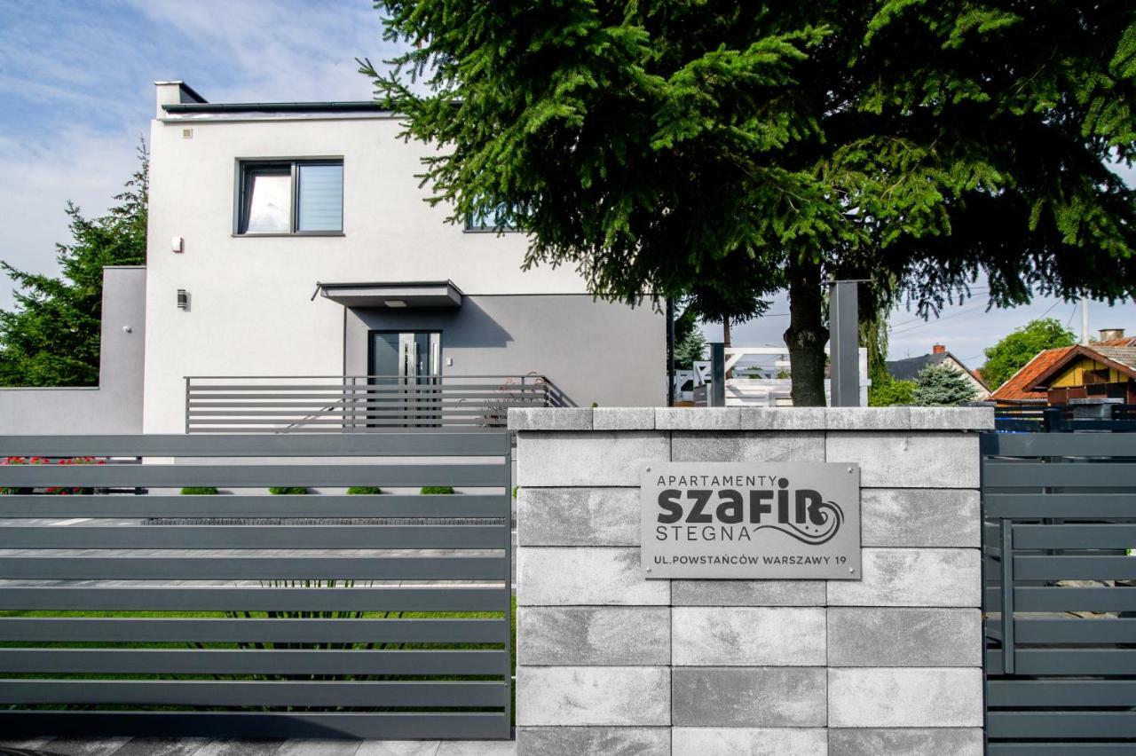 Apartamenty Szafir Stegna 斯蒂格纳 外观 照片
